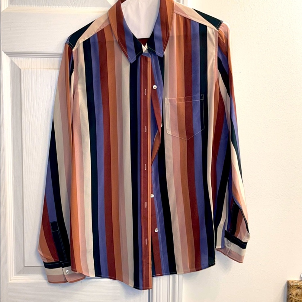 Rails Striped Button Down